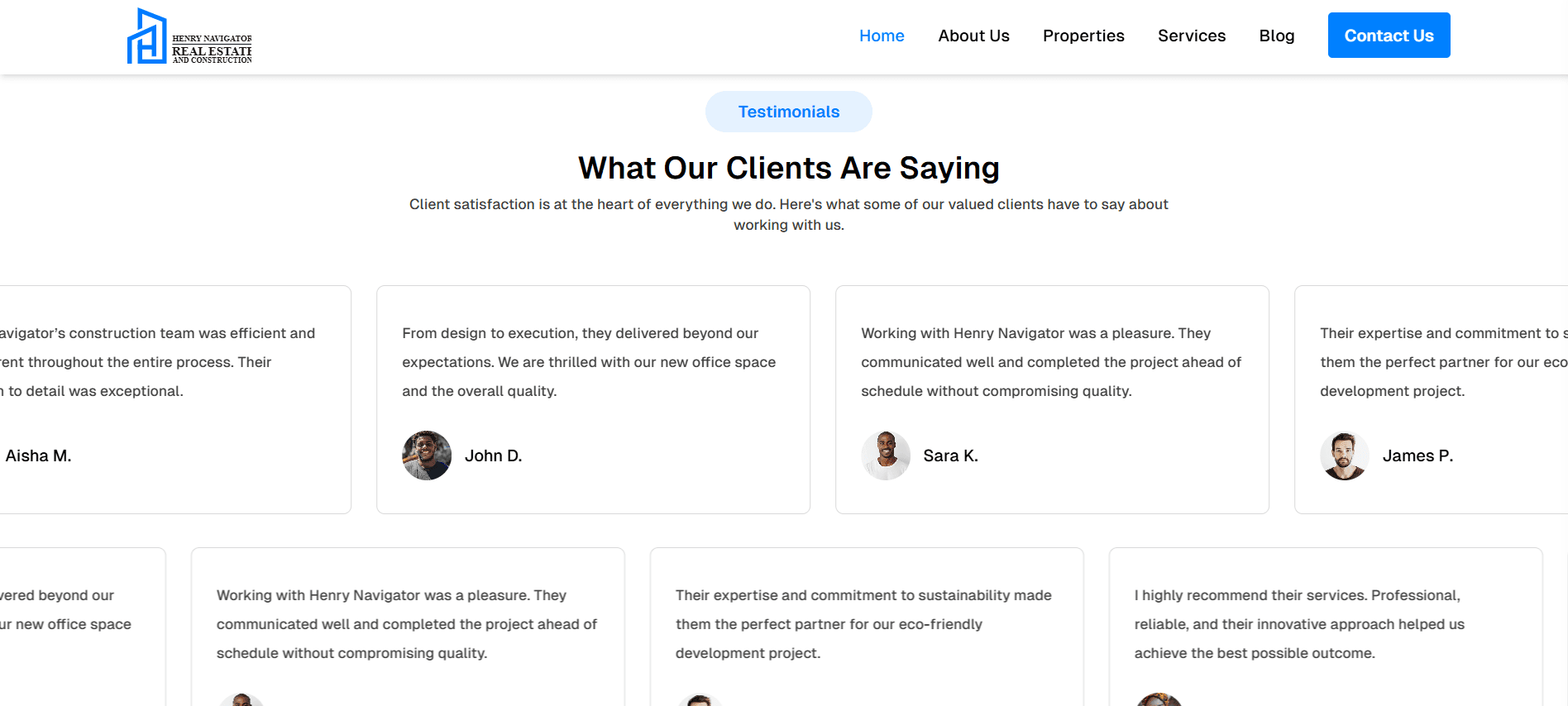 Landing Page — Henry Navigator by Chris Mbah